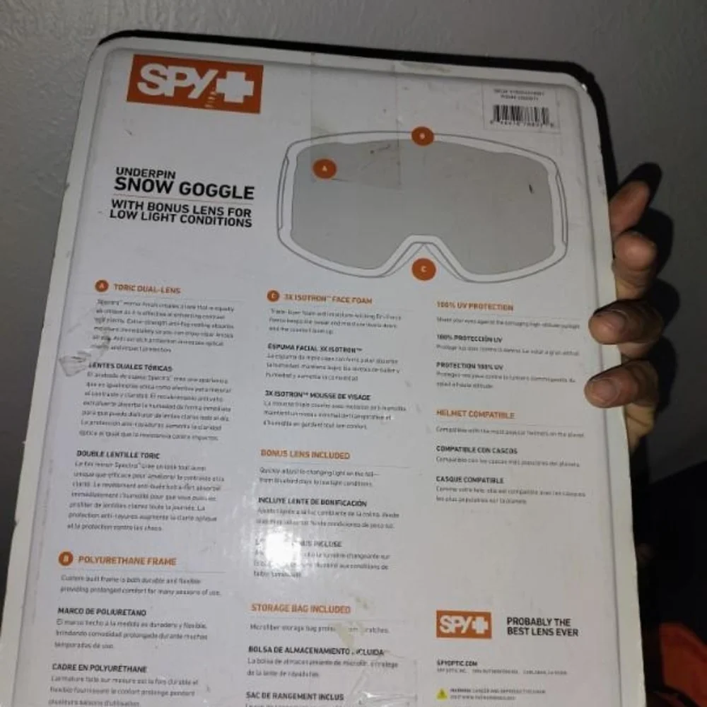 SPY Underpin Snow Goggles with Dual Lens